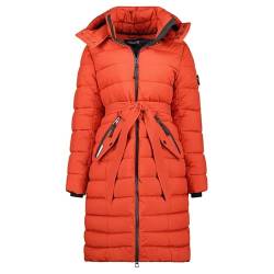 Geographical Norway Cabima Lady - Winterjacke Damen Warme Steppung Mann Herbst Winter - Warme Manteljacke leicht Kapuze - Daunenjacke Windstopper Langarm Polsterung - Frauen (Rot M) von Geographical Norway