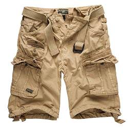 Geographical Norway Cargo Shorts Hunter mit UD Bandana Beige -XXL - von Geographical Norway