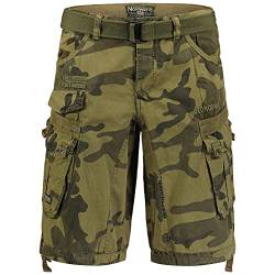 Geographical Norway Cargo Shorts Hunter mit UD Bandana Kaki Camo - 5XL - von Geographical Norway