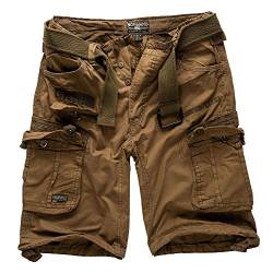 Geographical Norway Cargo Shorts Hunter mit UD Bandana Kaki -L - von Geographical Norway