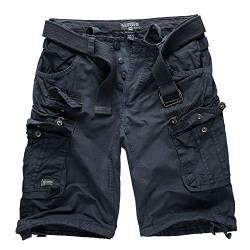 Geographical Norway Cargo Shorts Hunter mit UD Bandana Navy -S - von Geographical Norway