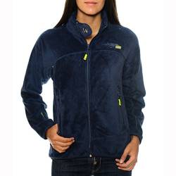 Geographical Norway Damen Upaline Jacke Fleece Sweater Zip Pockets WR623F/GN Größe XL Farbe navy von Geographical Norway