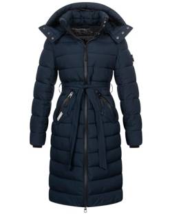 Geographical Norway Damen Winter Jacke Mantel Parka Steppjacke Steppmantel Wintermantel, Farbe:Navy, Größe:XL 42 von Geographical Norway