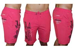 Geographical Norway Herren Badeshort QUARA Badehose (L, pink) von Geographical Norway