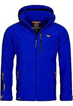 Geographical Norway Herren Frühlings Jacke Softshell Jacke Regen Outdoor Übergangs Jacke FVS Production H-H, Farbe:Royalblau, Größe:L von Geographical Norway