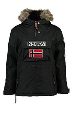 Geographical Norway Herren Parka-Boomerang-SCHWARZ-XL, Black von Geographical Norway