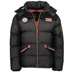 Geographical Norway Herren Parka Jacke Celian Winterjacke Kapuze WT1438H/GN Größe S Farbe black von Geographical Norway