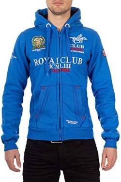 Geographical Norway Herren Sweatjacke Gantub Royal Blue S von Geographical Norway