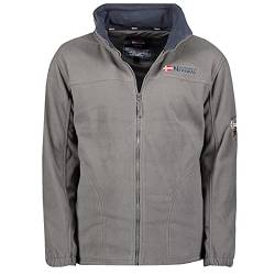 Geographical Norway Herren Tamazonie Polar Fleece Jacke Zip Sweater SQ254H/GN Größe 2XL Farbe dark grey von Geographical Norway