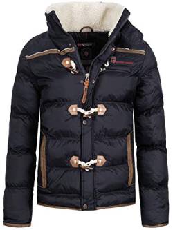 Geographical Norway Herren Winter Jacke Aviel Men (Small, Navy) von Geographical Norway