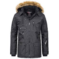 Geographical Norway Herren Winter Parka Chirac Black - XL - mit UD Bandana von Geographical Norway