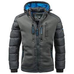 Geographical Norway Herren Winterjacke Beachwood Darkgrey - 3XL von Geographical Norway