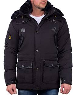 Geographical Norway Herren Winterjacke Black L von Geographical Norway