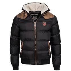 Geographical Norway Herren Winterjacke Steppjacke Jacke Herren ABRAMOVITCH (Schwarz, X X Large) von Geographical Norway