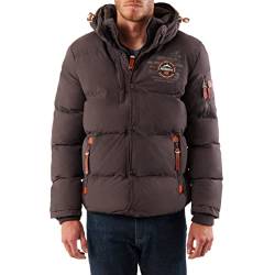 Geographical Norway Herren Winterjacke Verveine Dark Grey M von Geographical Norway