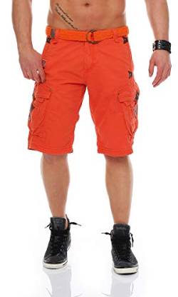 Geographical Norway Peanut Men - Männer Shorts (orange L) von Geographical Norway