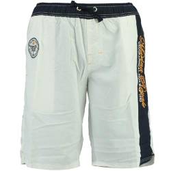 Geographical Norway Quannee Badehose für Herren SQ443H-GN-Weiß-XL, Weiß von Geographical Norway