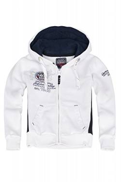 Geographical Norway Sweatjacke Friponette Lady, Größe:3 / Large;Farbe:White von Geographical Norway