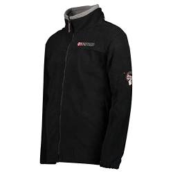 Geographical Norway warme Herren Fleece Übergangs Jacke Outdoor Sweat Tamazonie - Brandiing, (L, Schwarz) von Geographical Norway