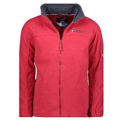 Geographical Norway warme Herren Fleece Winter Übergangs Jacke Outdoor Sweat [GeNo-8-Rot-Gr.XL] von Geographical Norway