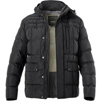 GEOX Herren Steppjacke schwarz Mikrofaser unifarben von Geox