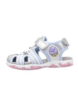 Geox B FLAFFEE Gir Sandal, Silver, 25 EU von Geox