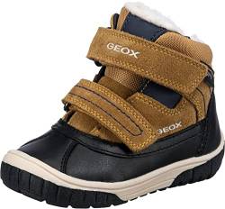 Geox B OMAR Boy WPF Sneaker, Yellow/Blue, 25 EU Schmal von Geox