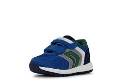 Geox Baby-Jungen B ALBEN Boy Sneaker, ROYAL/Green, 20 EU von Geox