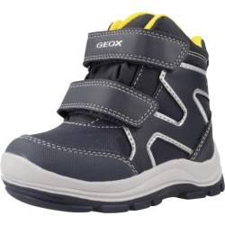 Geox Baby-Jungen B FLANFIL Boy B ABX Ankle Boot, Navy/Yellow, 22 EU von Geox