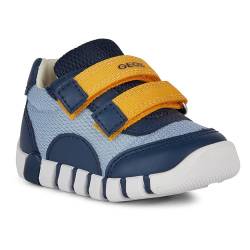 Geox Baby-Jungen B IUPIDOO Boy C Sneaker, LT Sky/Navy, 18 EU von Geox