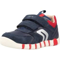 Geox Baby-Jungen B IUPIDOO Boy D Sneaker, Navy/RED, 19 EU von Geox