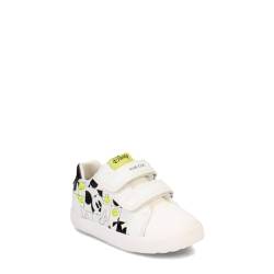 Geox Baby-Jungen B Kilwi Boy D Sneaker, White/Fluo Yellow, 23 EU von Geox