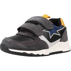 Geox Baby-Jungen B PYRIP Boy B Sneaker, DK Grey/Yellow, 20 EU von Geox