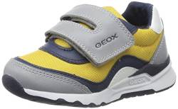 Geox Baby-Jungen B PYRIP Boy Sneaker, Grey/DK Yellow, 20 EU von Geox