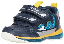 Geox Baby-Jungen B TODO Boy Sneaker, Navy/Yellow, 20 EU von Geox