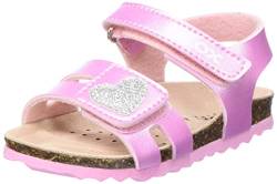 Geox Baby-Mädchen B CHALKI Girl Sandal, PINK/Silver, 20 EU von Geox