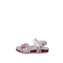 Geox Baby-Mädchen B CHALKI Girl Sandal, White/Fantasy, 20 EU von Geox