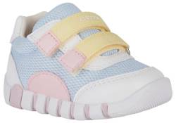 Geox Baby-Mädchen B IUPIDOO Girl A Sneaker, Crystal/White, 22 EU von Geox