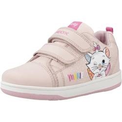 Geox Baby-Mädchen B New Flick Girl A Sneaker, LT Rose/White, 21 EU von Geox
