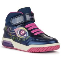 Geox Blinkschuh J INEK GIRL Sneaker mit cooler Blinkfunktion, Freizeitschuh, Halbschuh, Schnürschuh von Geox