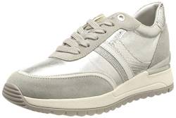 Geox D DESYA Sneaker, Silver/LT Grey, 40 EU von Geox