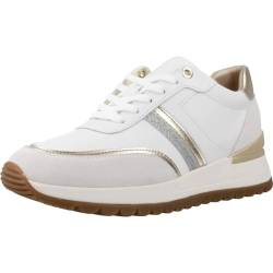Geox D DESYA Sneaker, White/Off White, 36 EU von Geox
