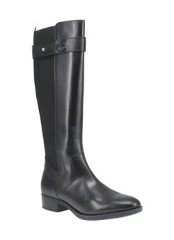 Geox D Felicity Knee High Boot, Black, 39 EU von Geox