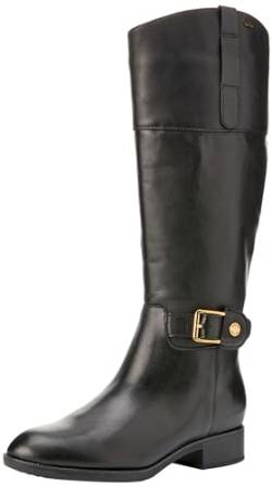 Geox D Felicity NP ABX Knee High Boot, Black, 38 EU von Geox