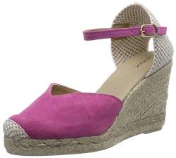 Geox D GELSA Espadrille Wedge Sandal, Cyclamen, 36 EU von Geox