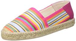 Geox D LAMPEDUSA Espadrille Wedge Sandal, Multicolor/Cyclamen, 36 EU von Geox