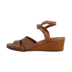 Geox D MARYKARMEN A Wedge Sandal, DK Skin, 36 EU von Geox