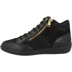 Geox D Myria B Sneaker, Black, 36 EU von Geox