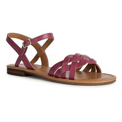 Geox D Sozy S Flat Sandal, Fuchsia, 39 EU von Geox