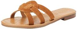 Geox D Sozy S U Flat Sandal, Cognac, 35 EU von Geox